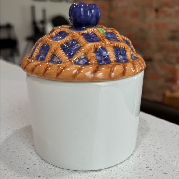 Vintage Blueberry Pie Jam Jar - Picture 3 of 8